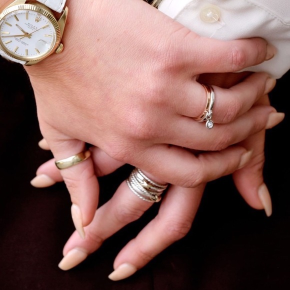 DAVID YURMAN • Double 18K Gold X Crossover Ring - Picture 7 of 13